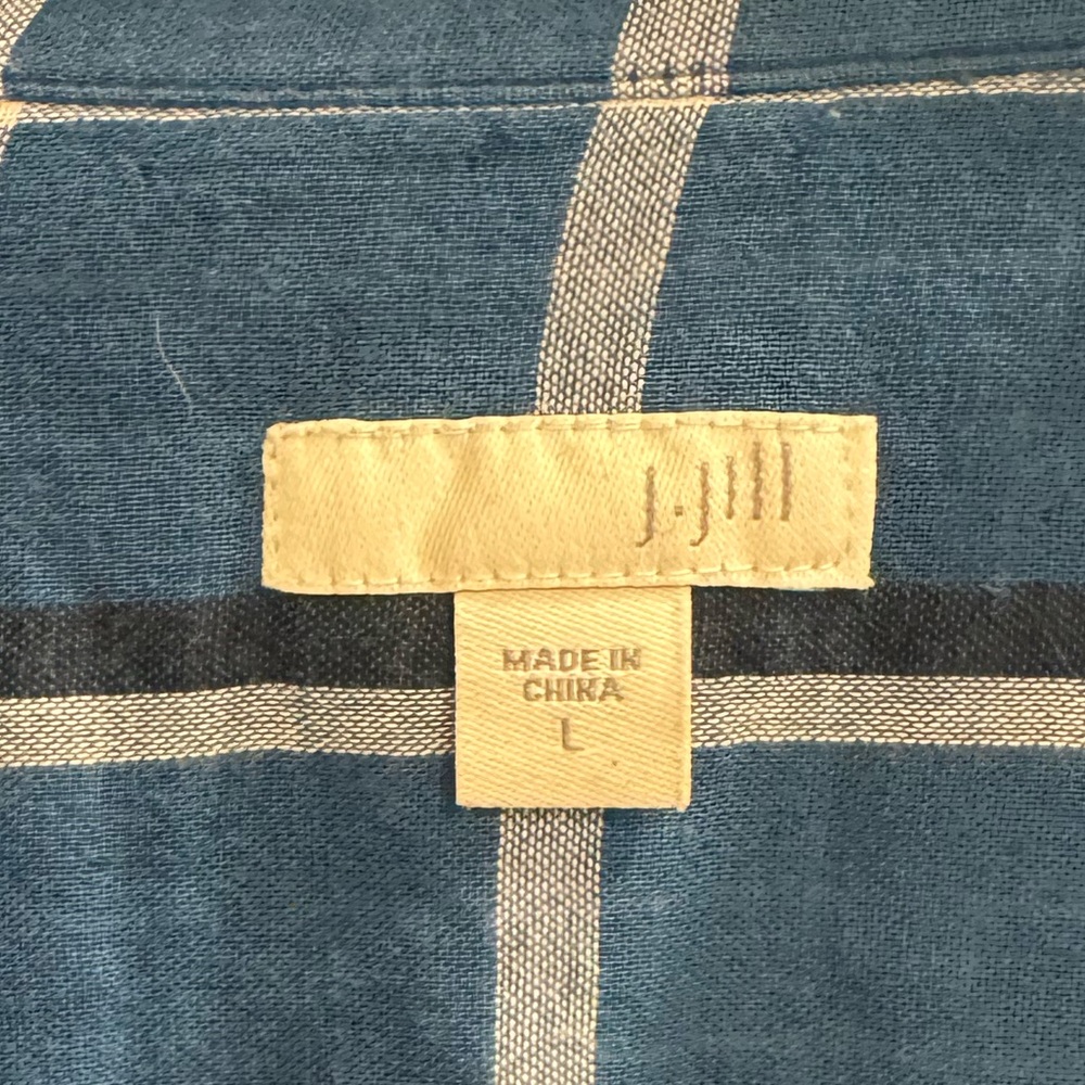 J. Jill Relaxed Plaid Tunic - Picture 3 of 4